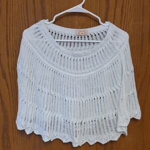Anthropologie Cecilia Prado Due Sparkly Knit Shrug